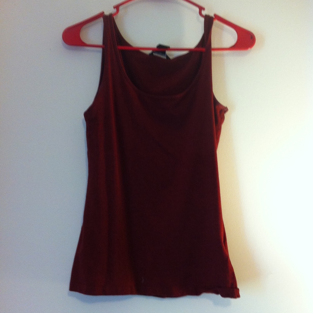 Basic H&M Red Maroon Tank Top